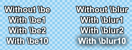 Example of how VSFilter blurs just edges and not everything
